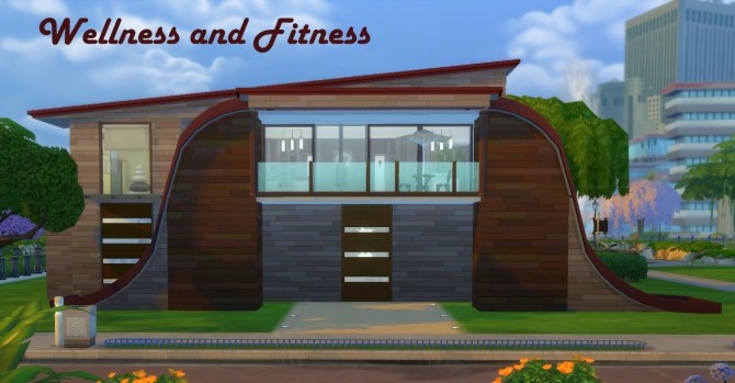 Sims 4 Modern Wellness and Fitness Centre by stellina94 at Mod The Sims