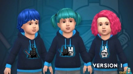 Freezer Bunny Star Wars Hoodies for Toddlers at Sims Network – SNW