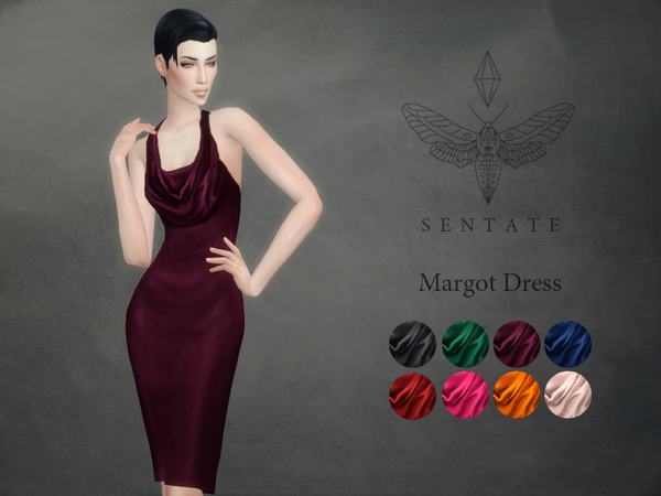 Sims 4 Margot Dress by Sentate at TSR
