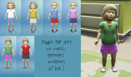 Sims 4 Toddler Mix and Match Seperates at Julietoon – Julie J