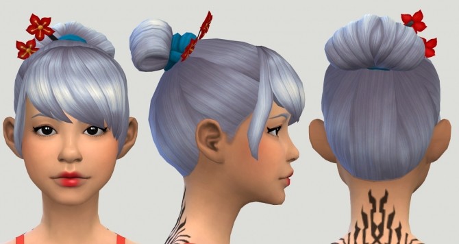 Sims 4 Tearoom Hair at Pickypikachu