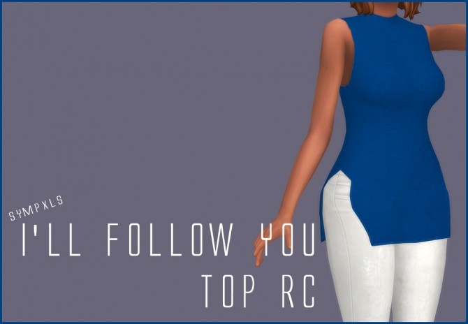 Sims 4 I’ll Follow You Top RC by Sympxls at SimsWorkshop