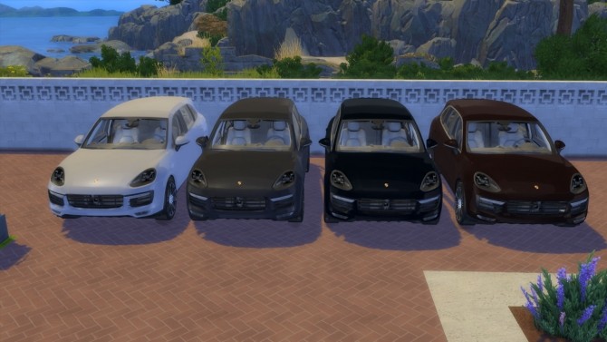 Sims 4 Porsche Cayenne S at LorySims