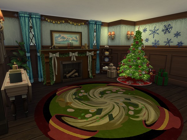 Sims 4 Winter Cottage by Ineliz at TSR
