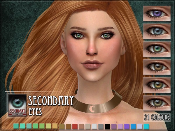 Sims 4 Secondary Eyes by RemusSirion at TSR