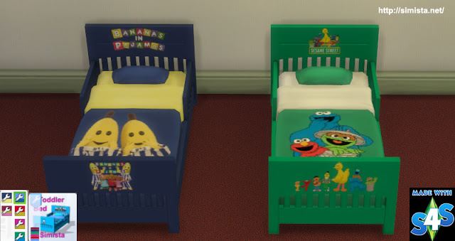 Sims 4 Toddling Toddler Bed at Simista