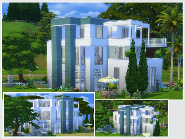 Sims 4 Maelle house by philo at TSR
