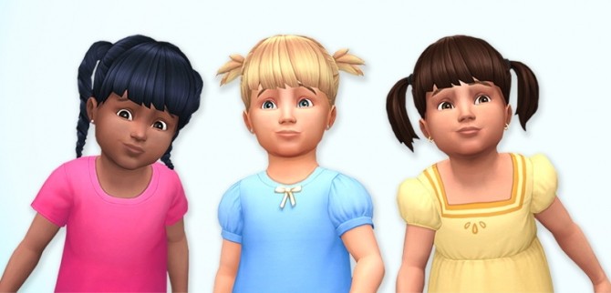 Sims 4 Earrings for Toddlers at Marvin Sims