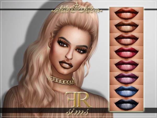Sims 4 FRS Lipstick N20 by FashionRoyaltySims at TSR