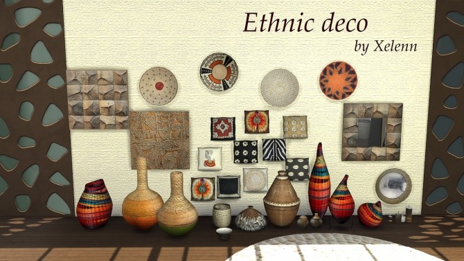 Sims 4 Ethnic deco at Xelenn