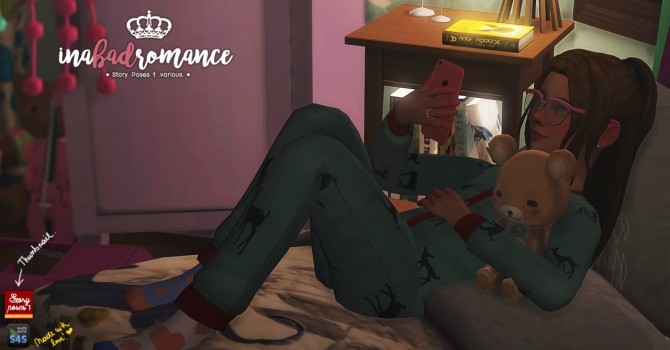 Sims 4 Story Poses 1   07 at In a bad Romance