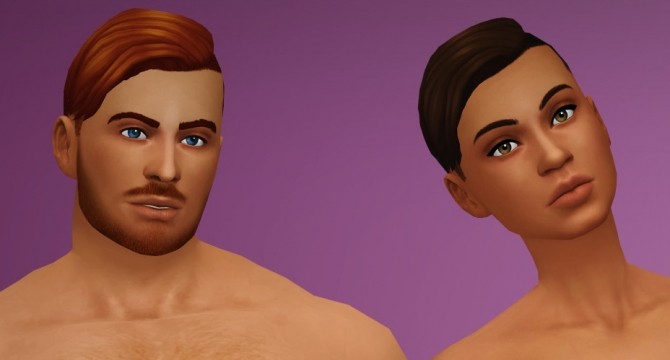 Sims 4 The Meh shaved hairstyle by Xld Sims at SimsWorkshop