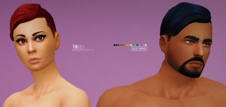 The Meh shaved hairstyle by Xld_Sims at SimsWorkshop