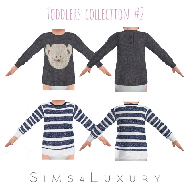 Sims 4 Toddlers collection #2 sweaters at Sims4 Luxury