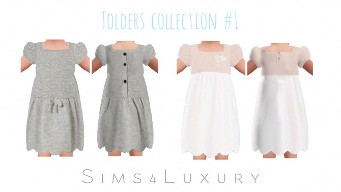 Sims 4 Toddlers collection #1 dress at Sims4 Luxury