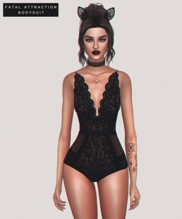 Fatal Attraction Bodysuit at Fashion Royalty Sims