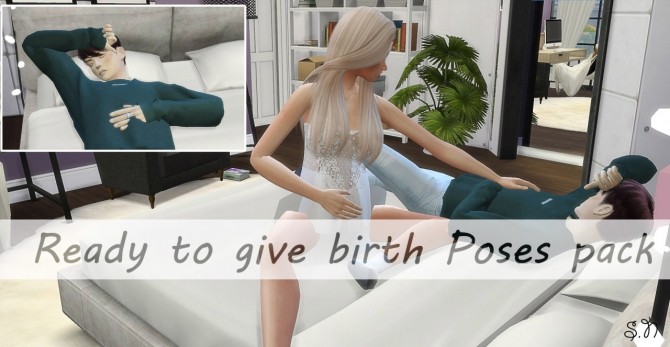 Sims 4 Ready to give birth poses at Simsnema