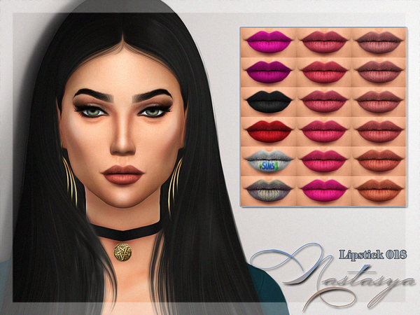 Sims 4 Lipstick 018 by Nastasya at TSR