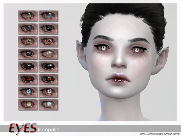 Sims 4 Eyes Set 5 by ShojoAngel at TSR