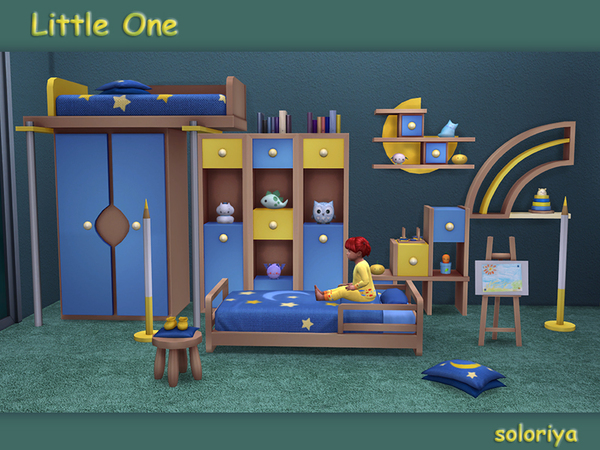 Sims 4 Little One toddler room by soloriya at TSR
