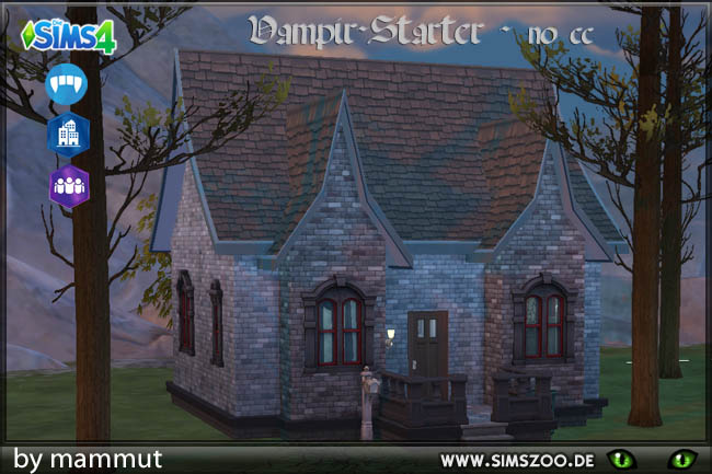 Sims 4 Vampire starter by mammut at Blacky’s Sims Zoo