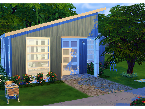 Sims 4 Astone house by Degera at TSR