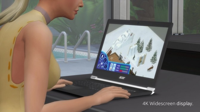 Sims 4 Laptop Design Line by littledica at Mod The Sims