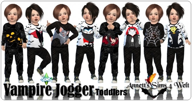 Sims 4 Toddlers Vampire Jogger Part 2 at Annett’s Sims 4 Welt