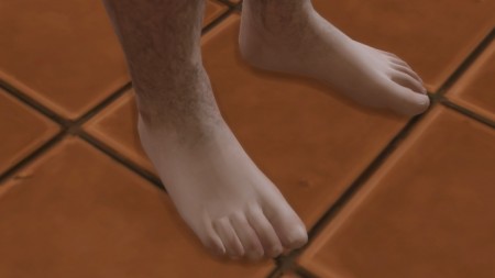 HD feet v3 better shape and no nails by necrodog at Mod The Sims
