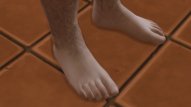 Sims 4 HD feet v3 better shape and no nails by necrodog at Mod The Sims
