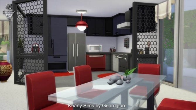 Sims 4 ENCELADE house by Guardgian at Khany Sims