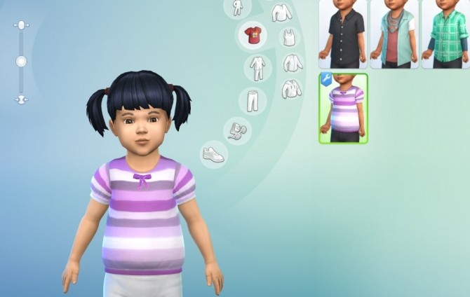 Sims 4 10 recolors of Toddlers Top with bow by lioness21 at Mod The Sims