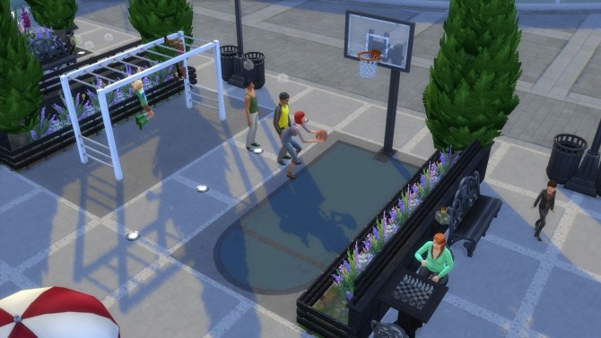 Sims 4 Park Relógio das Bandeiras by JessCriss at Mod The Sims
