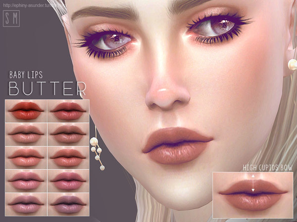 Sims 4 Butter Baby Lips by Screaming Mustard at TSR
