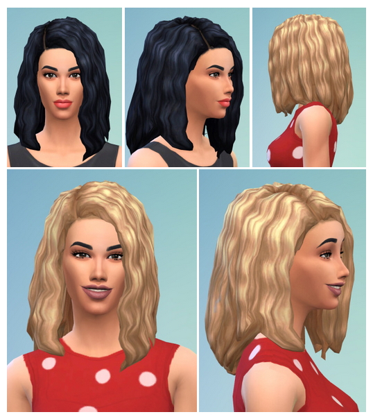 Sims 4 Twisted Curls longer at Birksches Sims Blog