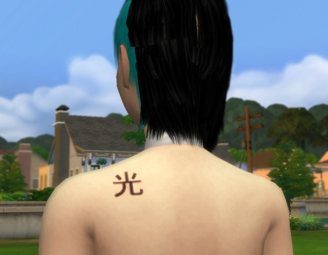 Sims 4 Kanji/Hanzi Tattoos by Staarchild at Mod The Sims