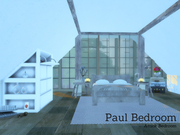 Sims 4 Paul Bedroom by Angela at TSR