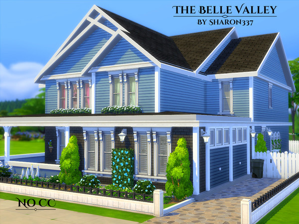 Sims 4 The Belle Valley house by sharon337 at TSR