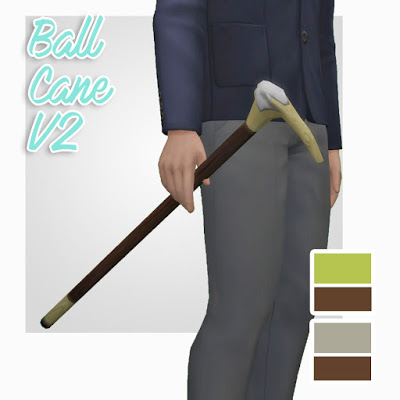 Sims 4 Walking Canes / Sticks at Historical Sims Life