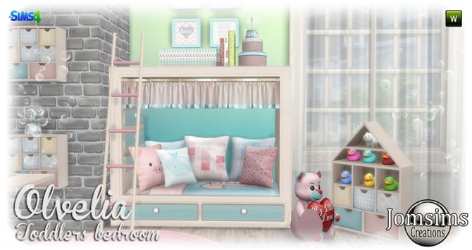 Sims 4 Olvelia Toddlers Bedroom at Jomsims Creations