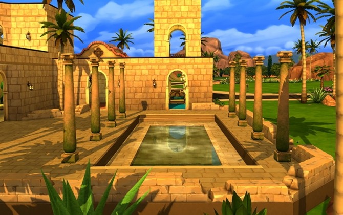 Sims 4 Arabic Hammam by Rany Randolff at ihelensims