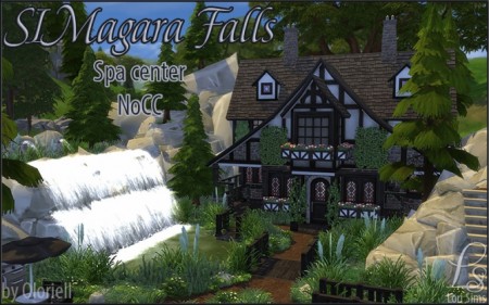 SIMagara Falls Spa noCC by Oloriell at Mod The Sims