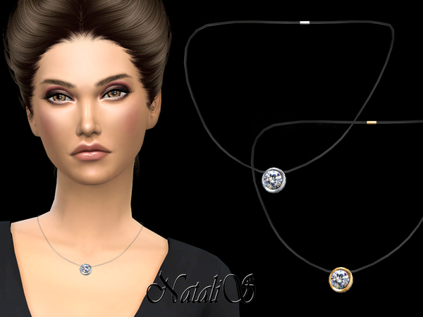 Sims 4 Invisible thread with pendant by NataliS at TSR
