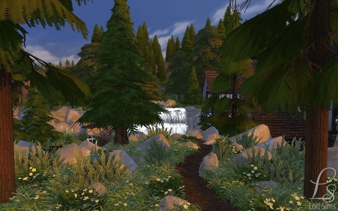 Sims 4 SIMagara Falls Spa noCC by Oloriell at Mod The Sims