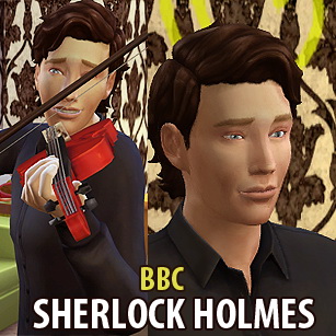 Sims 4 BBCs Sherlock Holmes (No CC) by Vesuvius at Mod The Sims