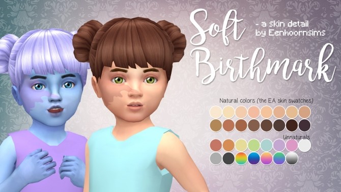 Sims 4 Soft Birthmark by xEenhoornx at SimsWorkshop