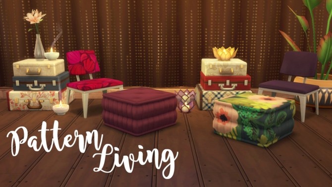 Sims 4 Pattern Living at Hamburger Cakes