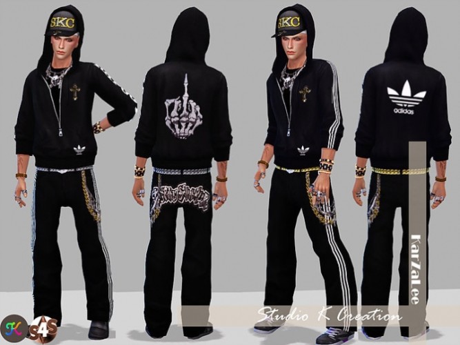 Hip Hop Hoodies at Studio K-Creation » Sims 4 Updates