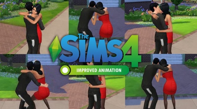 Sims 4 Improved Romantic Animations (Default Replacement) by simsilver0 at Mod The Sims