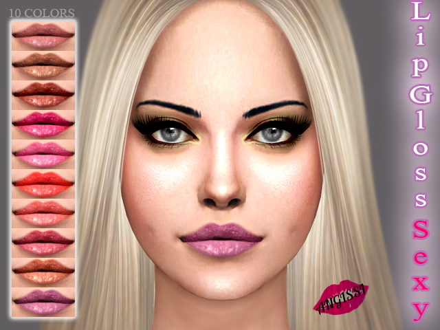 Sims 4 Lip Gloss at Angissi